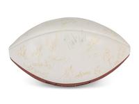 A 1989 Chicago Bears Team Signed Autograph Football from The Collection of Sports Super Agent Steve Zucker (Beckett Authentication Services Letter),