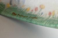 Reverse-Painted Boudoir Table Lamp