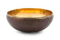 A Michael Aram Copper Bowl Diameter 8 1/4 inches.