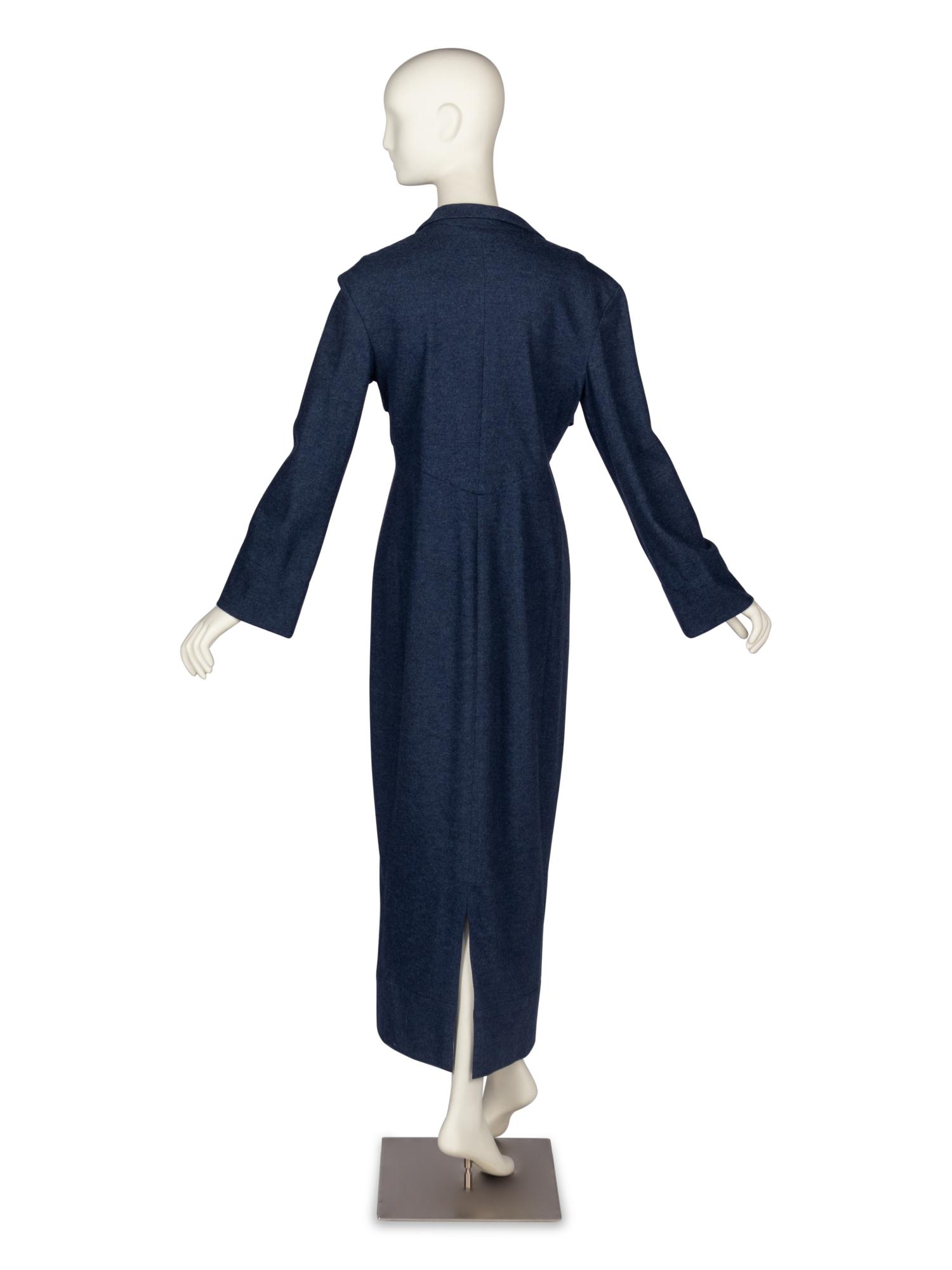 Chanel Long Wool Dress