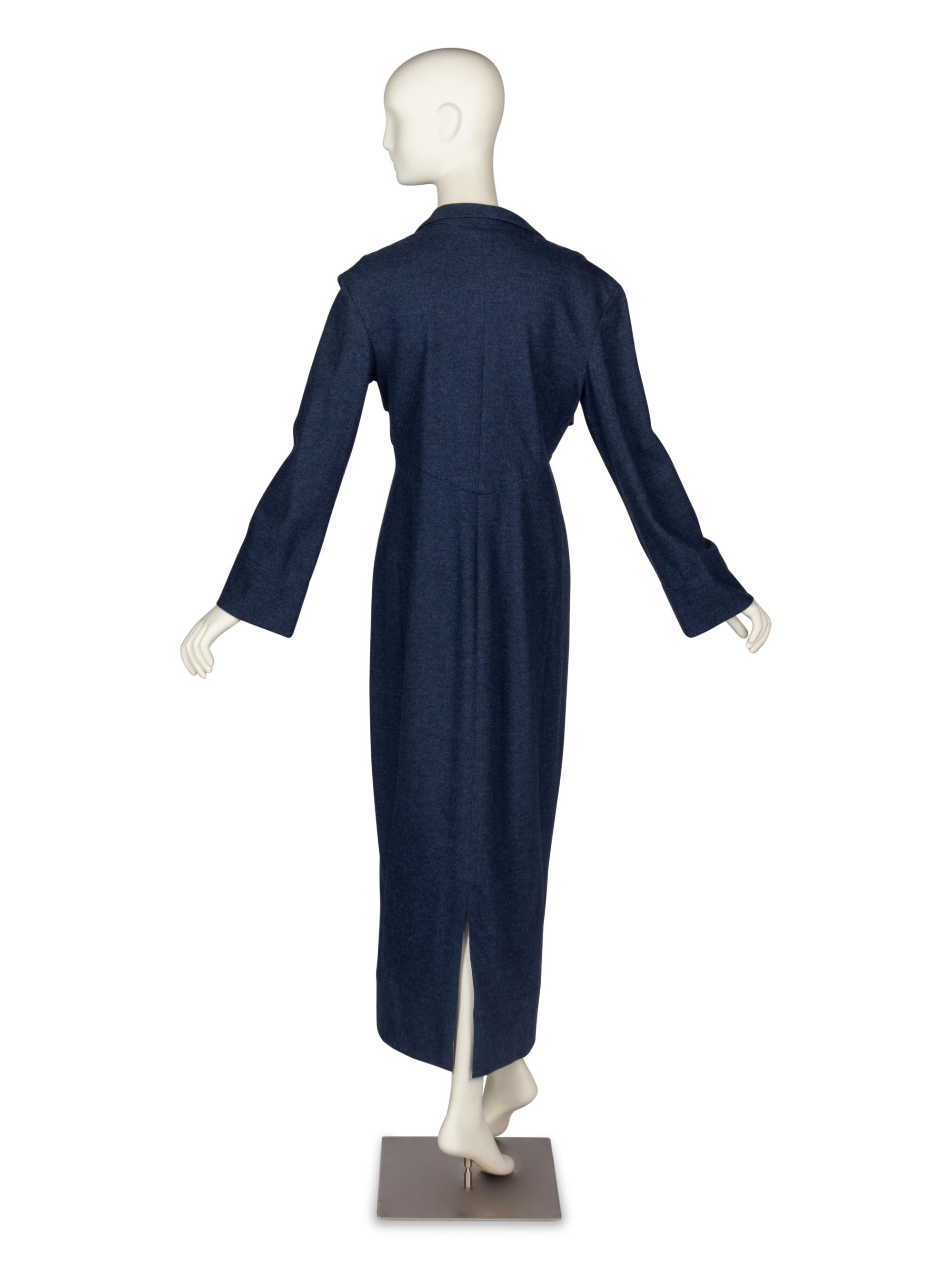 Chanel Long Wool Dress