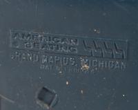 A Group of Two Vintage Wrigley Field Chicago Cubs Stadium Seat Chairs,