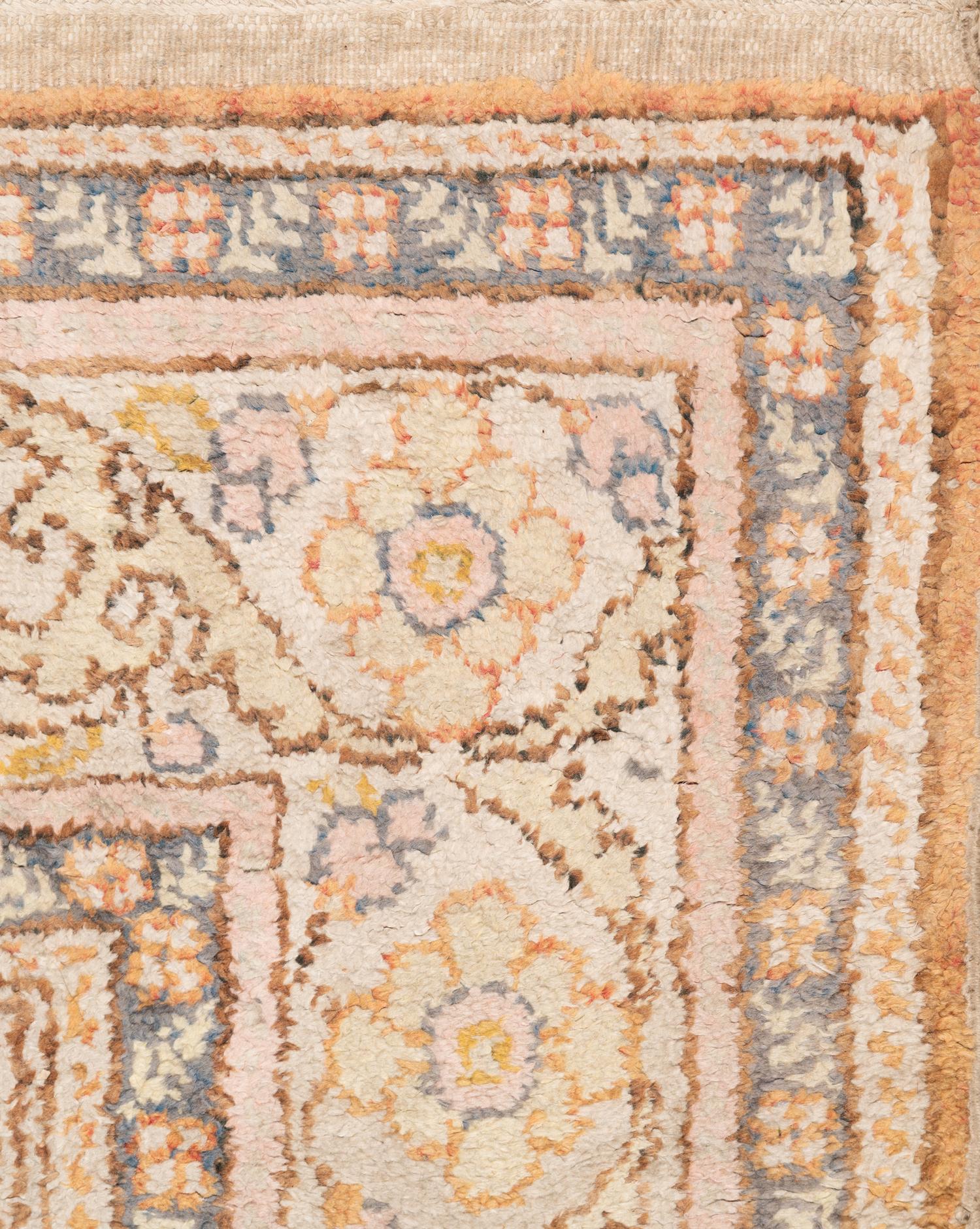 A Turkish Silk Prayer Rug