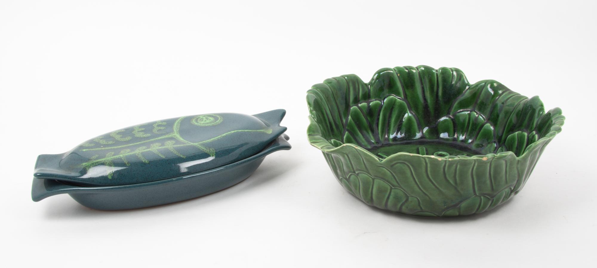 An Assembled Collection of Stoneware Articles Width of widest 13 1/2 inches. — 20TH CENTURY