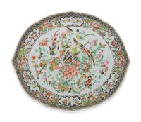 A Rose Medallion Porcelain Platter