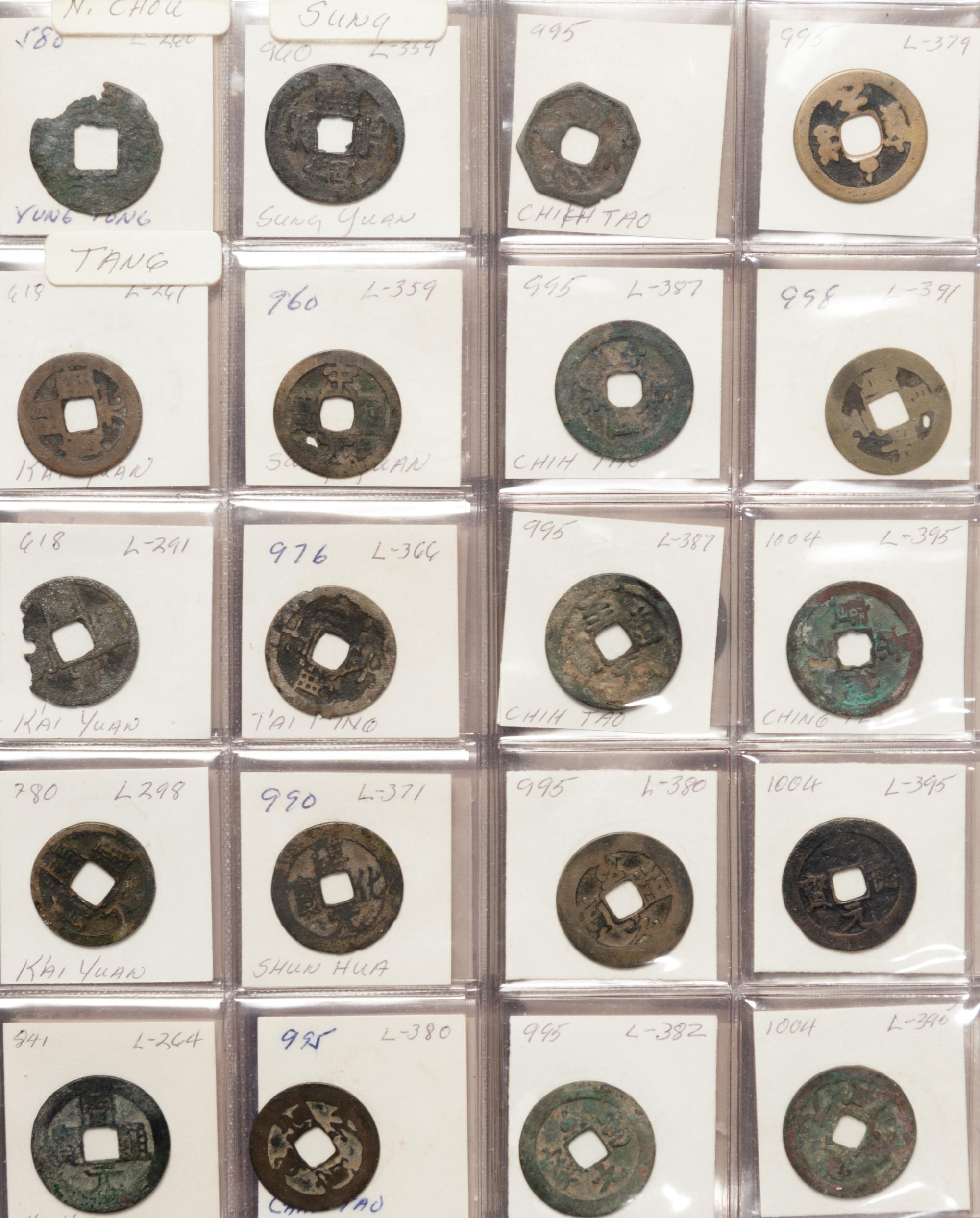 A Large Collection of Chinese Coins and Pendants