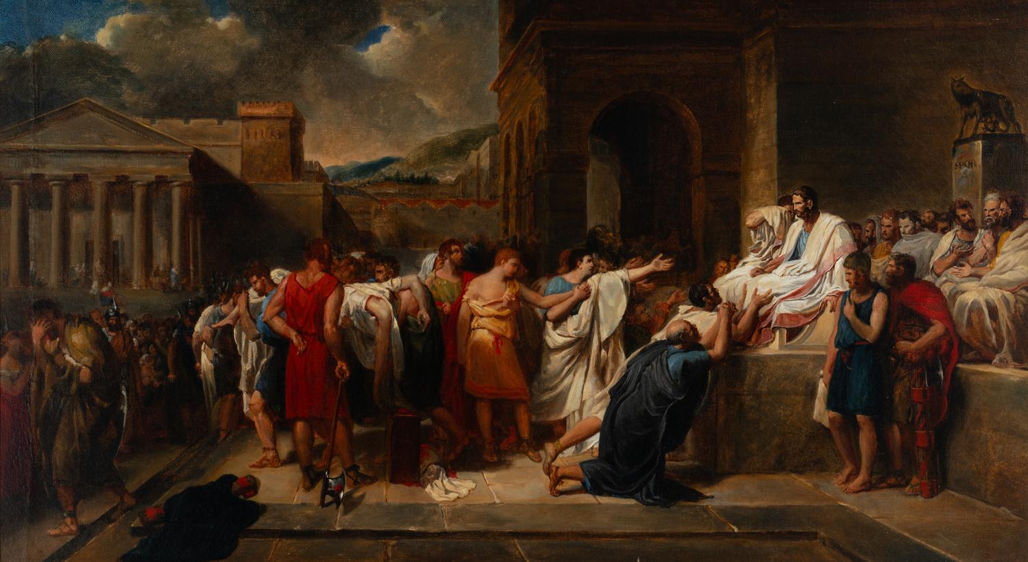 Brutus Condemning His Sons to Death