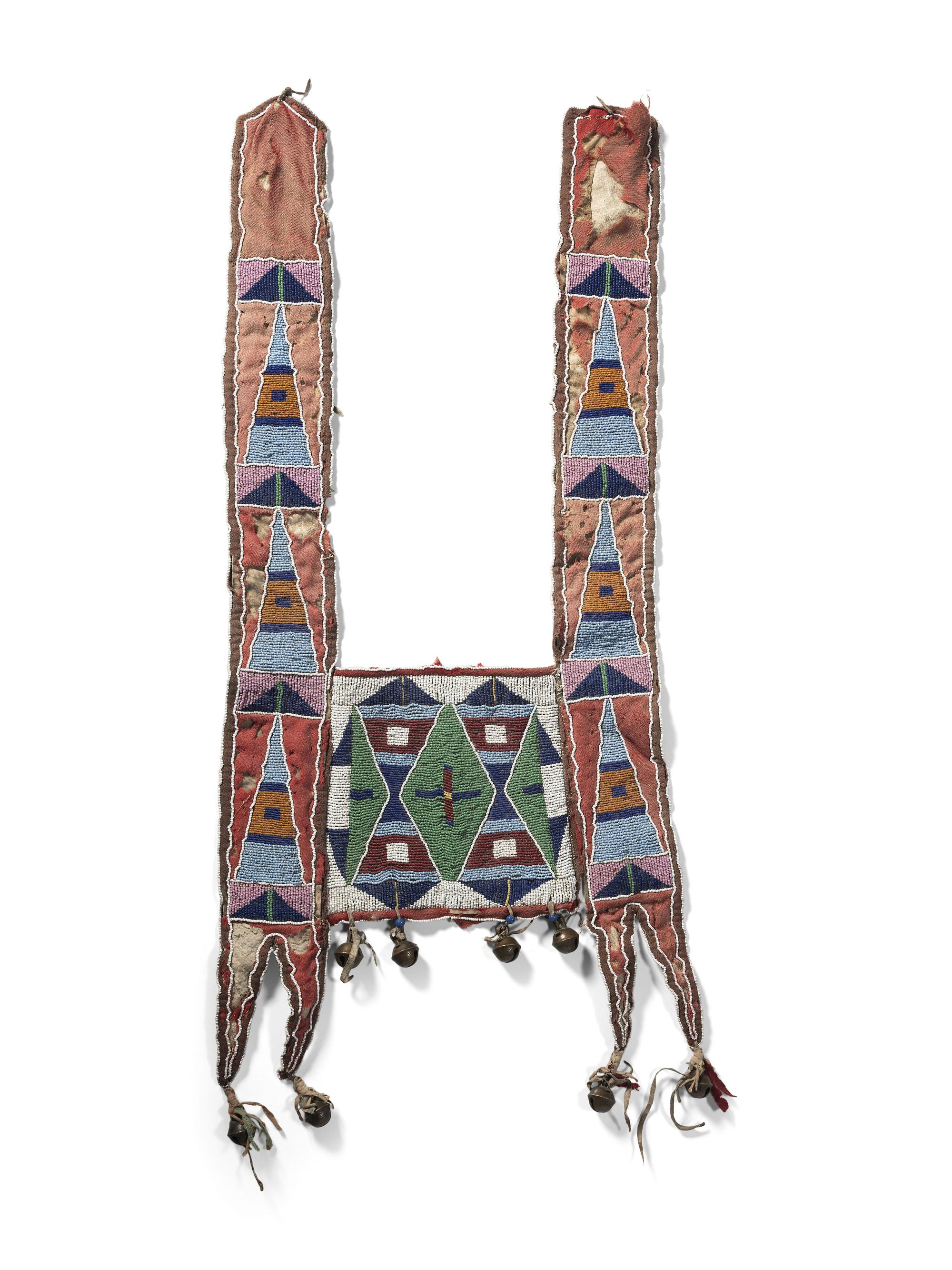 Apsáalooke [Crow] Beaded Hide Martingale