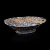 A Chinese Silver Begonia-Shaped Footed Dish, Tang Dynasty 唐 四曲海棠式高足銀碗
