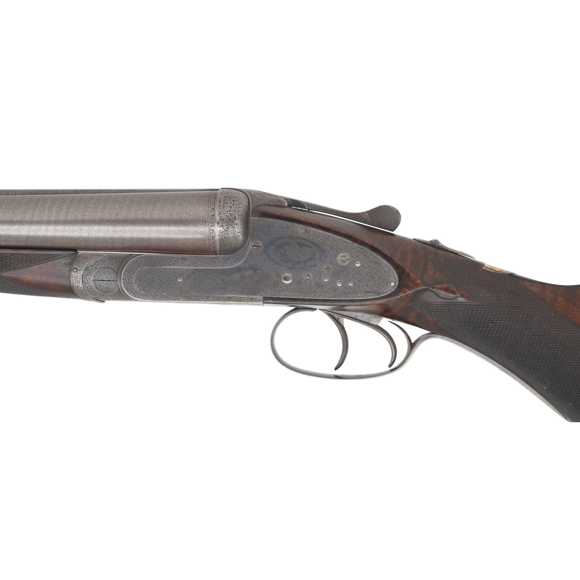 W & C Scott & Son Premier Ejector 12 Gauge Shotgun in Travel Case