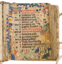 PAUL MÜLICH (scribe) Prayerbook, in Latin and German, illuminated manuscript on parchment [Germany, Nuremberg, 1423]