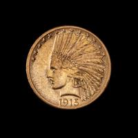 A United States 1915 Indian Head $10 Gold Coin