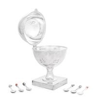 A Brazilian Silver-Plate Caviar Server