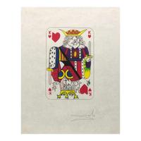 Salvador Dalí (Spanish, 1904-1989) Playing Cards (Ace, King, Queen and Jack of Hearts)