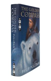PULLMAN, Philip. [His Dark Materials trilogy:] The Golden Compass . — The Subtle Knife . — The Amber Spyglass . New York: Alfred A. Knopf, 1996-1997-2000.