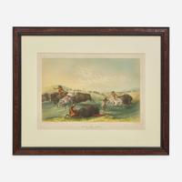 George Catlin (American, 1796-1872) Catlin's North American Indian Portfolio: Hunting Scenes and Amusements of the Rocky Mountains and Prairies of America
