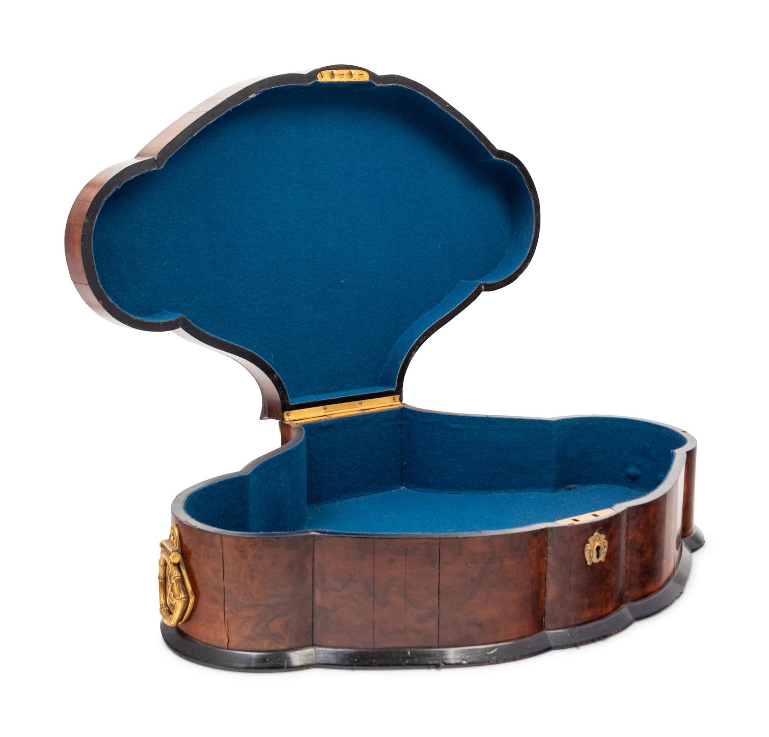 A Continental Burl Walnut Box