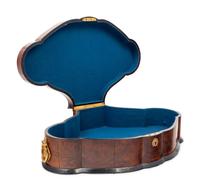 A Continental Burl Walnut Box