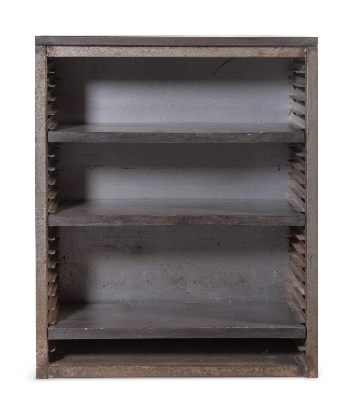 An American Metal Baker's Rack