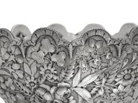 An S. Kirk and Son Coin Silver Repousse Centerpiece Bowl