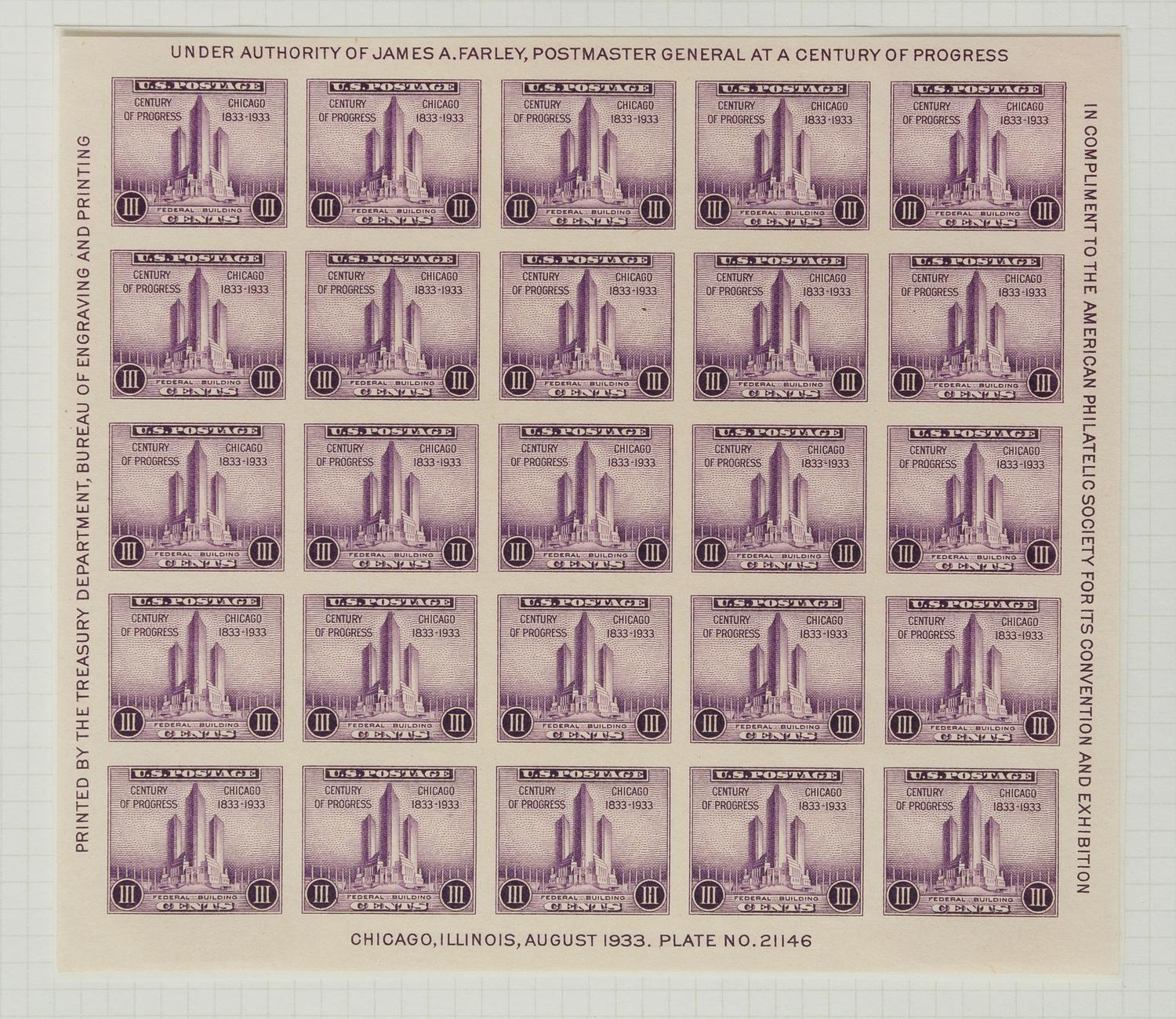A Collection of United States Commemorative Stamps