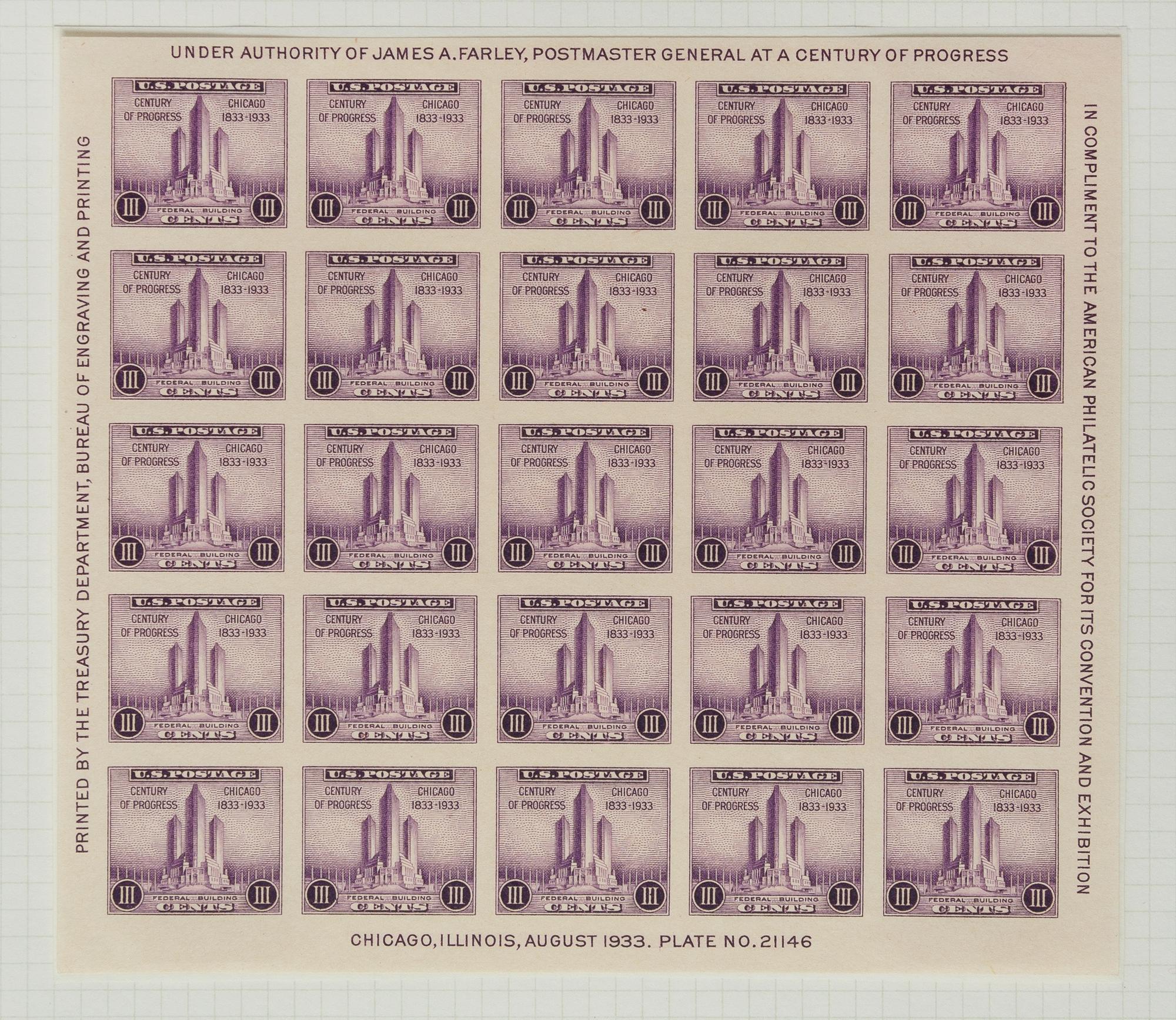 A Collection of United States Commemorative Stamps