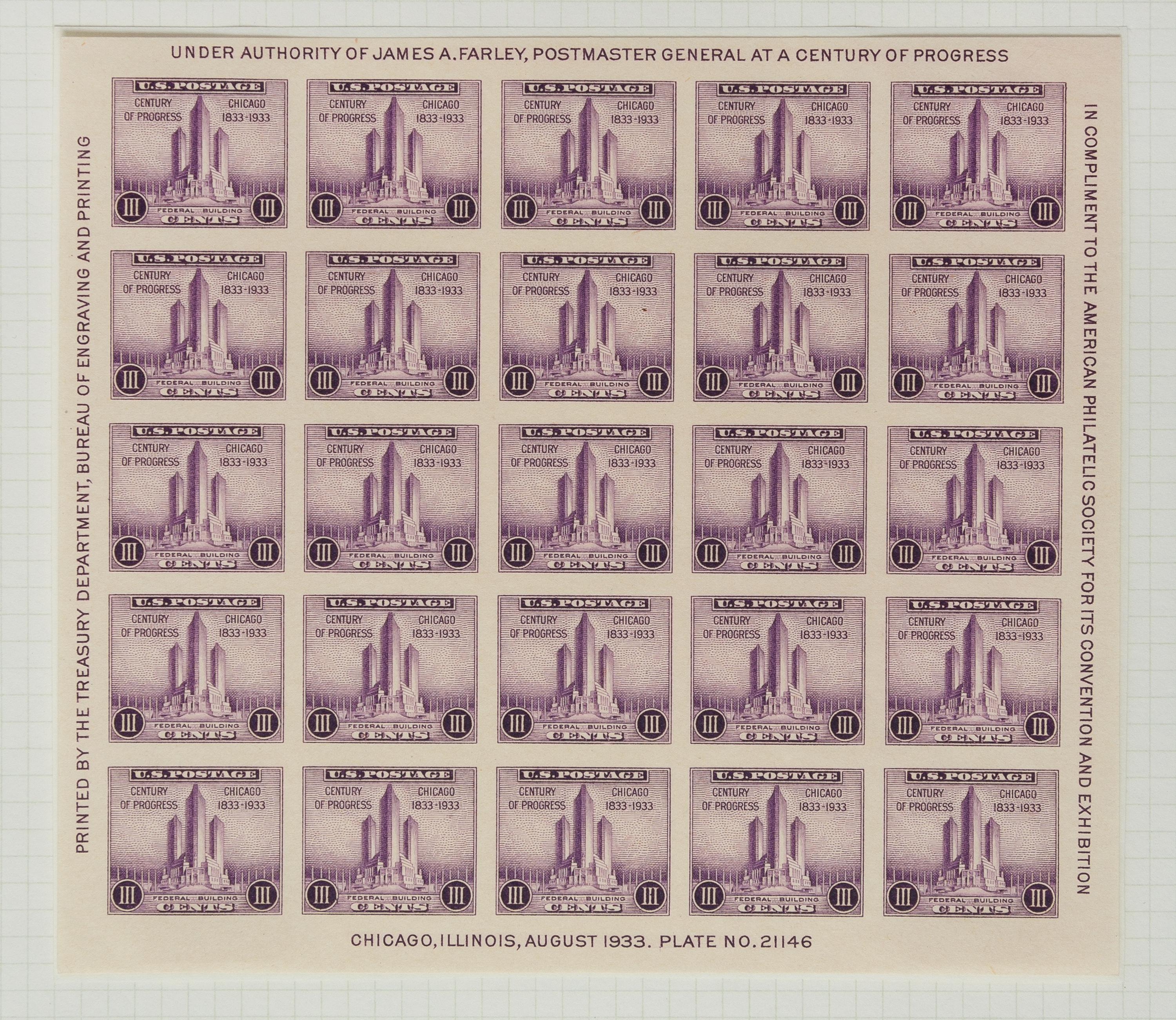 A Collection of United States Commemorative Stamps