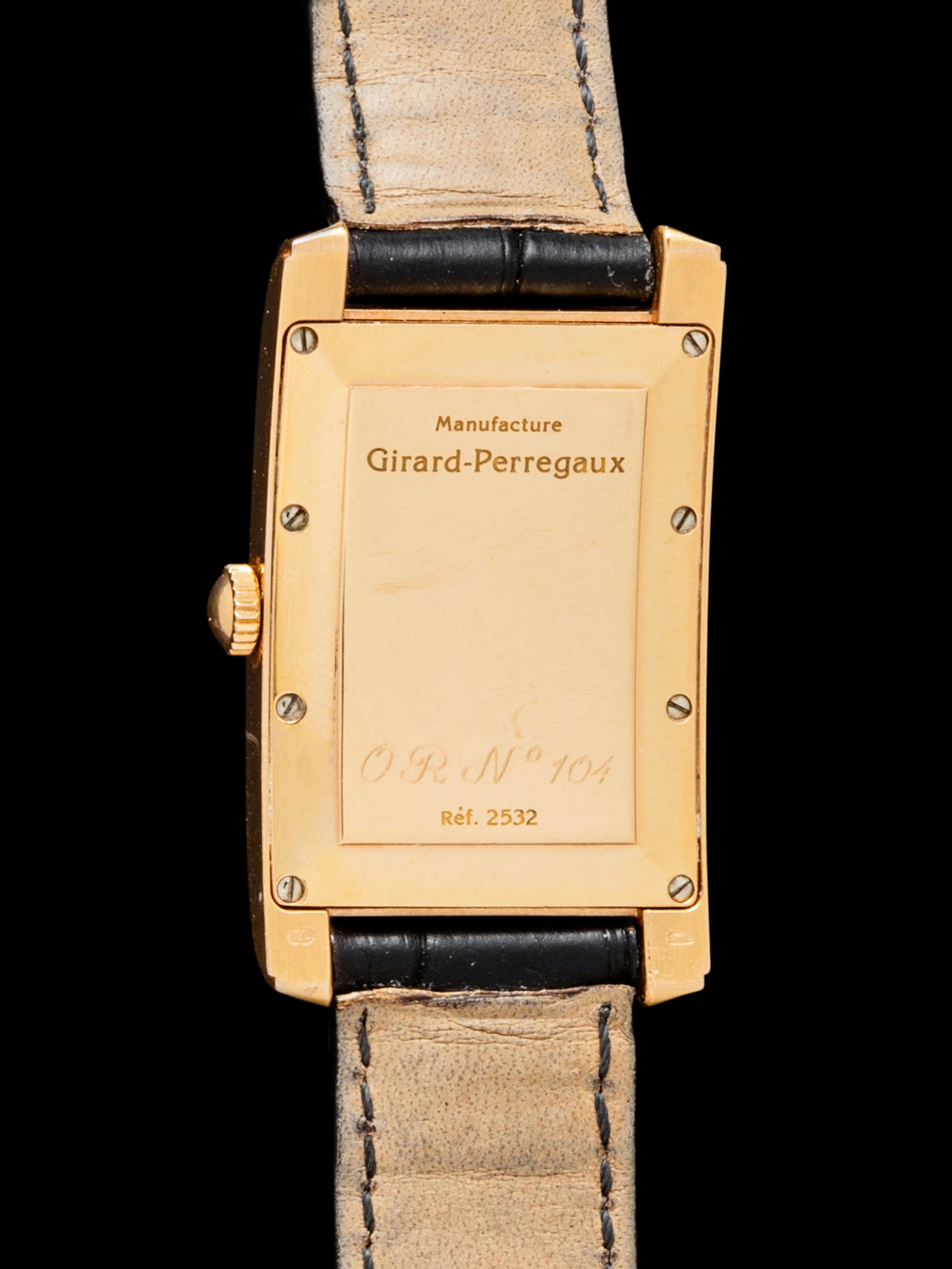 GIRARD-PERREGAUX, REF. 2532 18K YELLOW GOLD WATCH