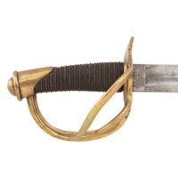 Mexican War-era Ames Model 1840 Heavy Cavalry Saber