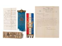 [CIVIL WAR]. Extensive collection of photographs, correspondence, ribbons, and medals associated with the life, service, and political career of Brigadier General John Cleveland Robinson, including his Colt revolver.