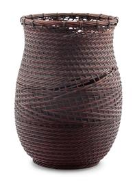 Four Japanese Bamboo Ikebana Baskets