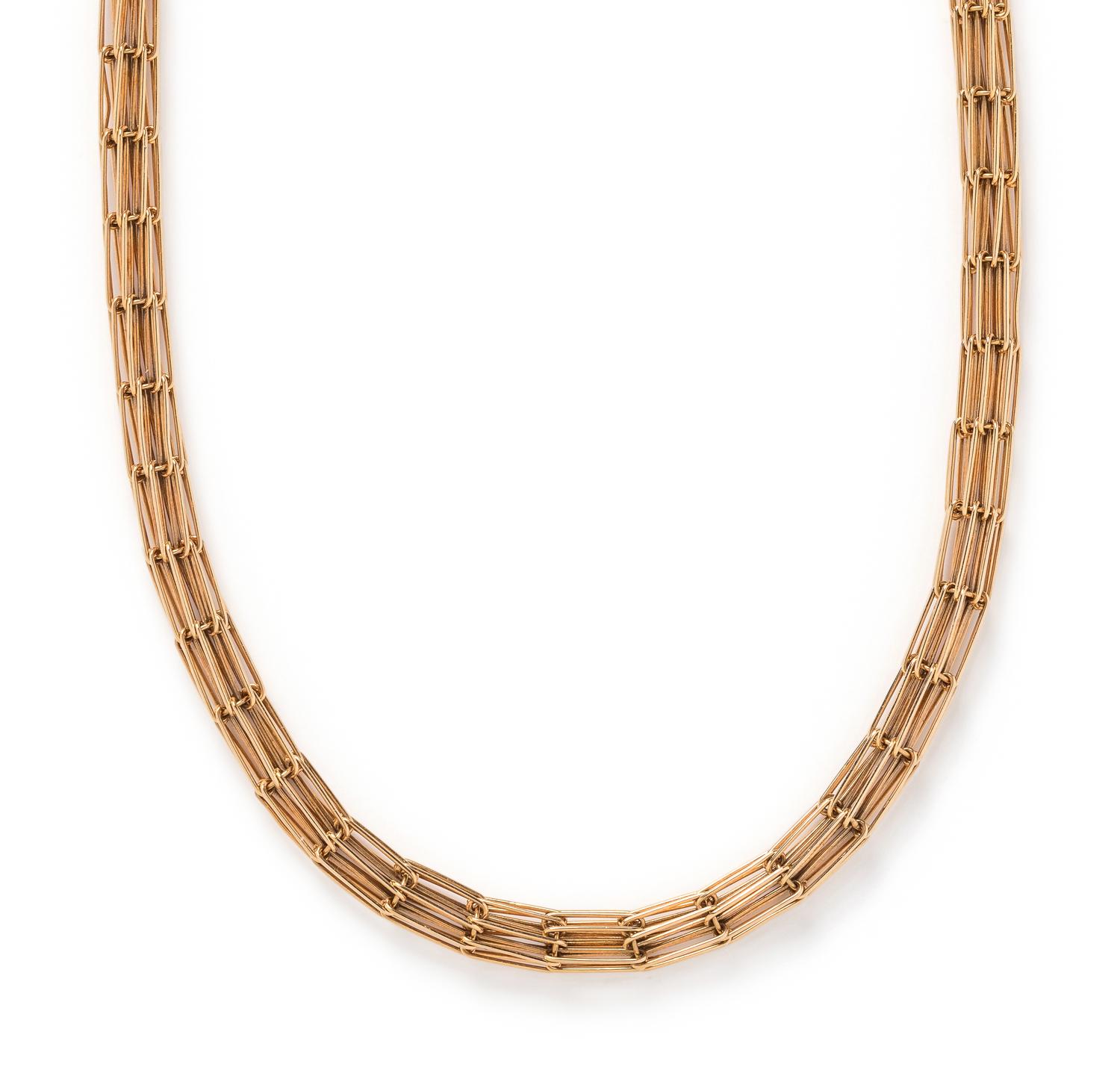 YELLOW GOLD NECKLACE