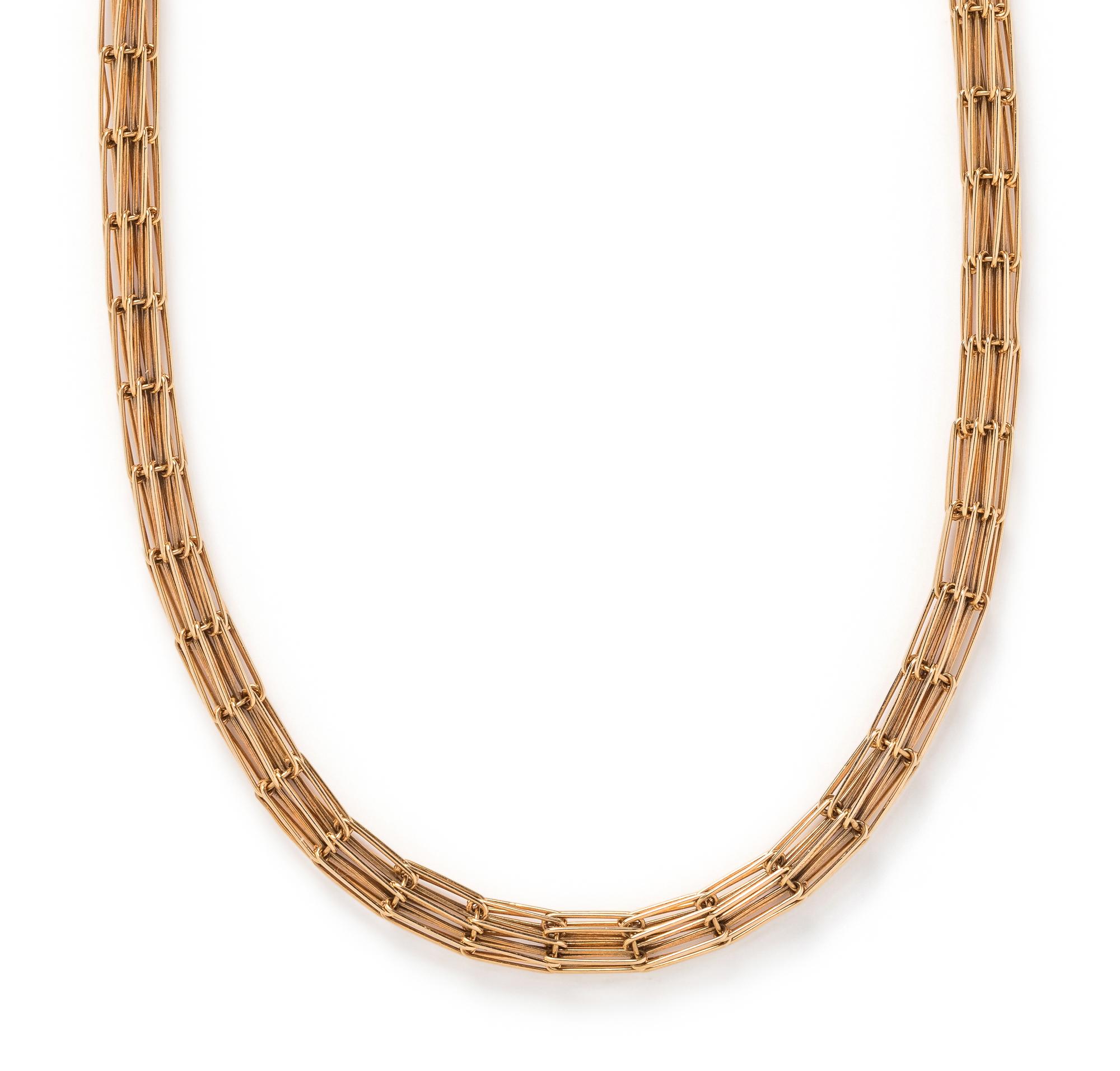 YELLOW GOLD NECKLACE