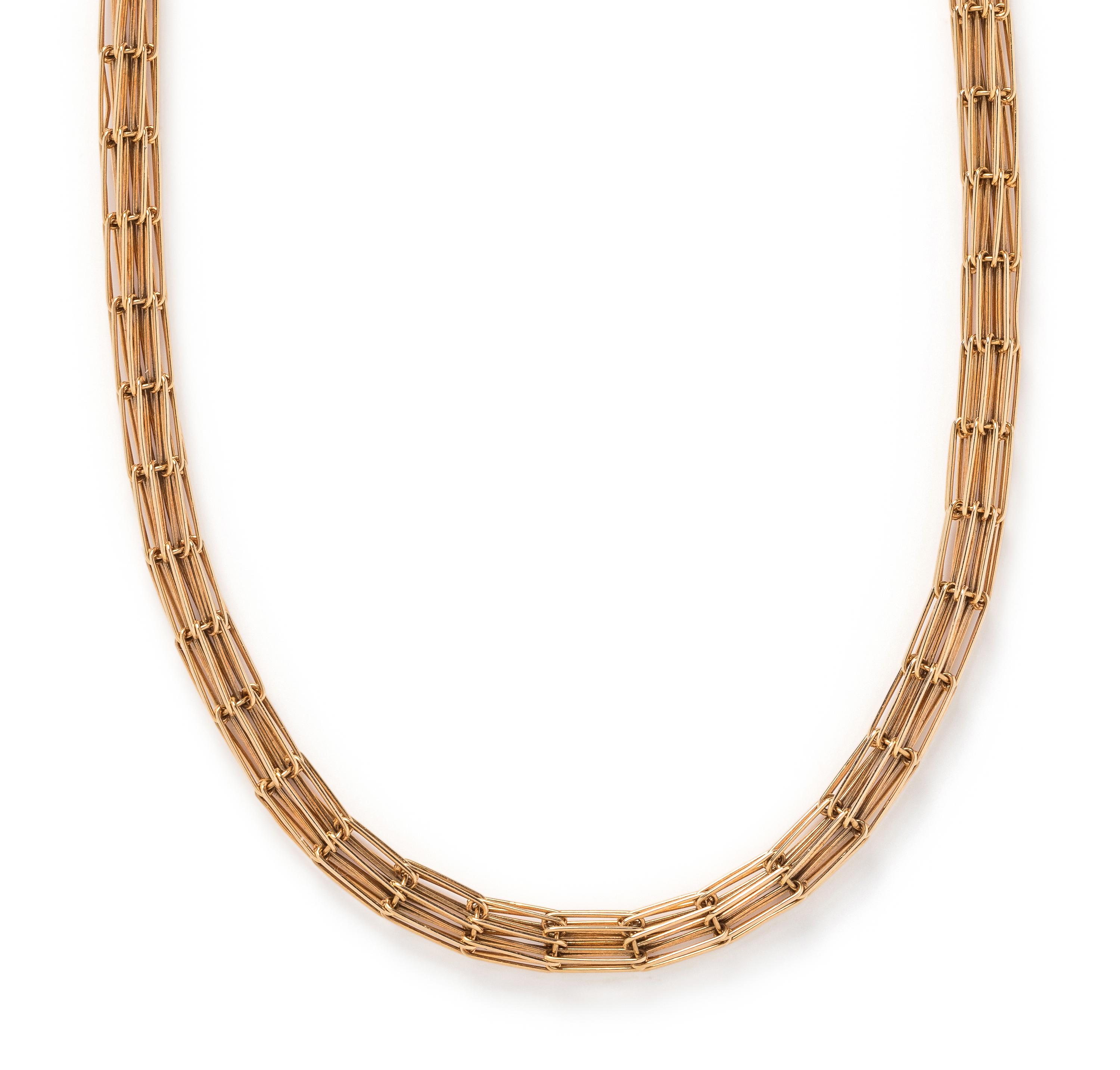 YELLOW GOLD NECKLACE