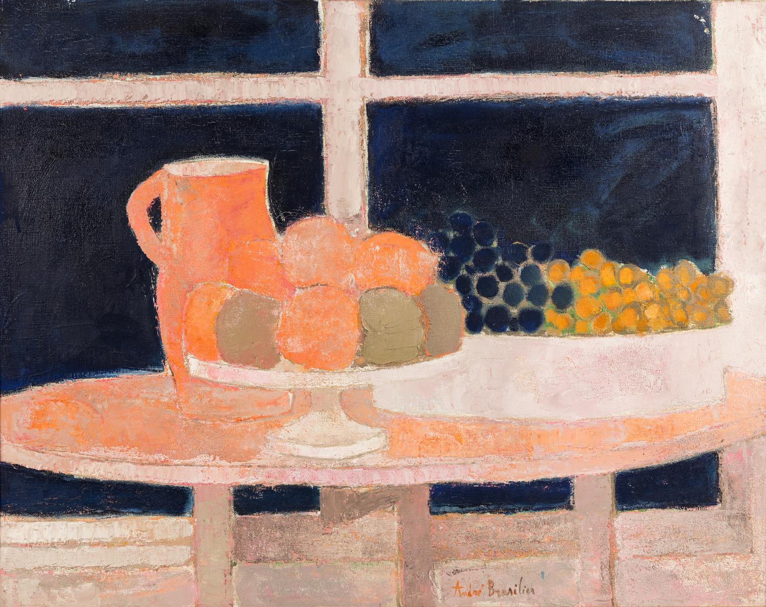 Nature morte le soir (Nature morte orangée )
