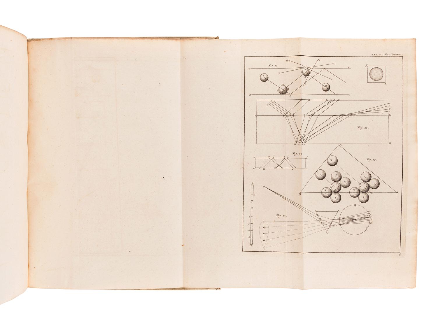 MARIOTTE, Edme (1620-1685). Oeuvres . Leiden: Pierre Vander Aa, 1717.