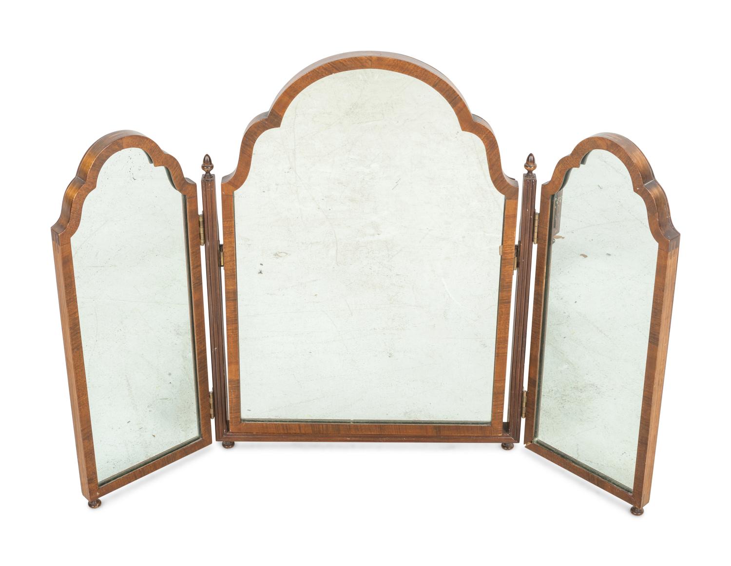 An Edwardian Mahogany Dressing Mirror