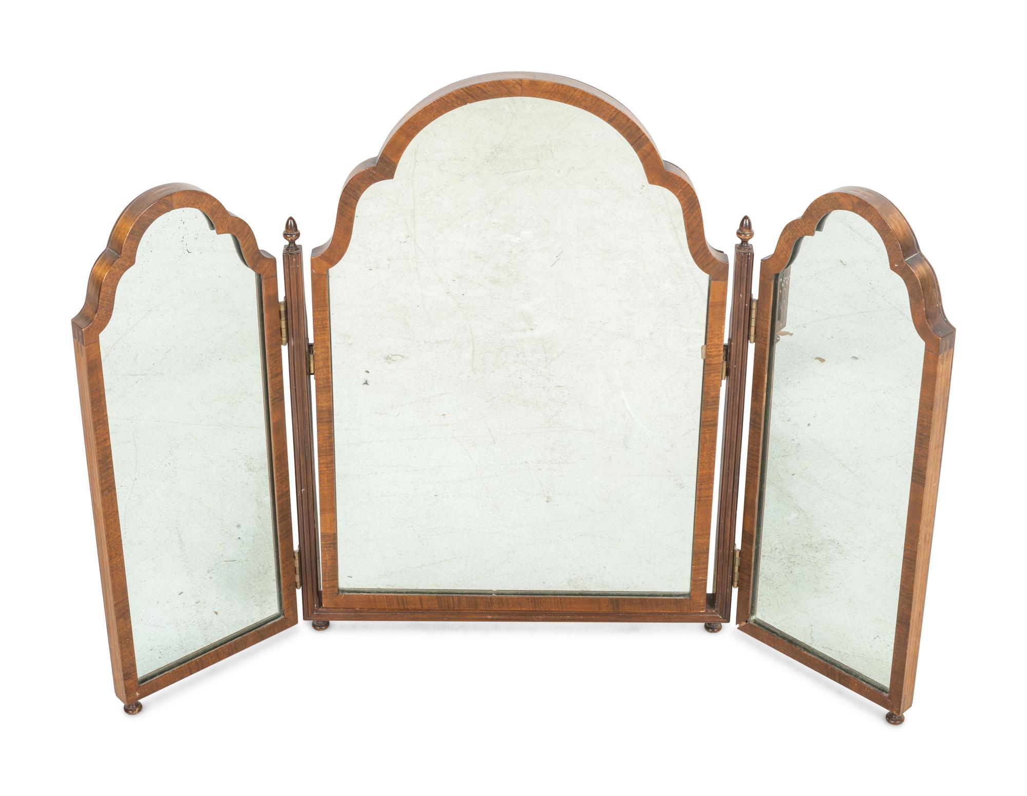 An Edwardian Mahogany Dressing Mirror