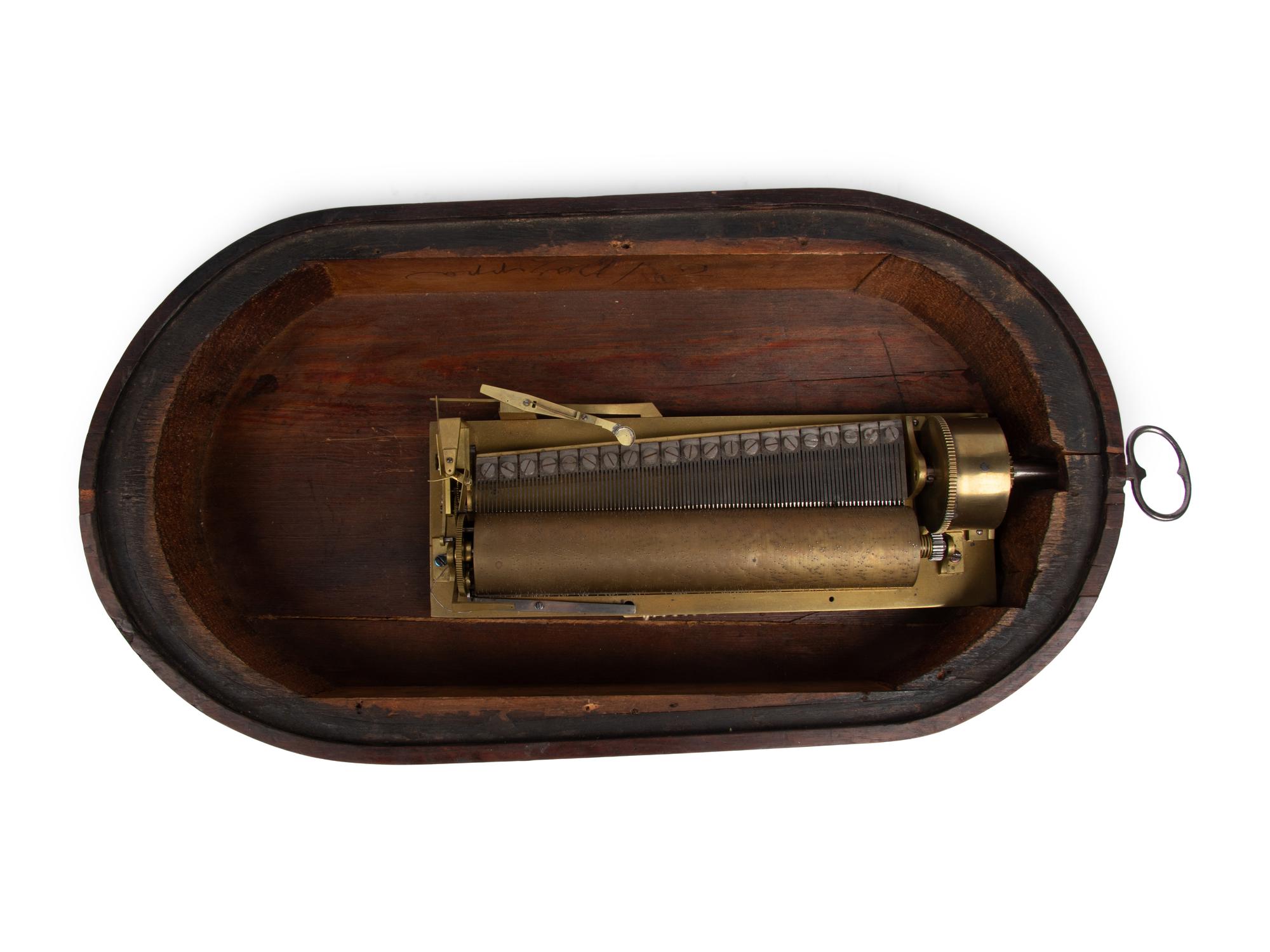 A Four Air Sectional Comb Musical Clock Base