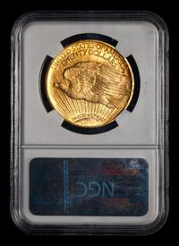A 1924 Saint Gaudens $20 Gold Coin (NGC MS62)