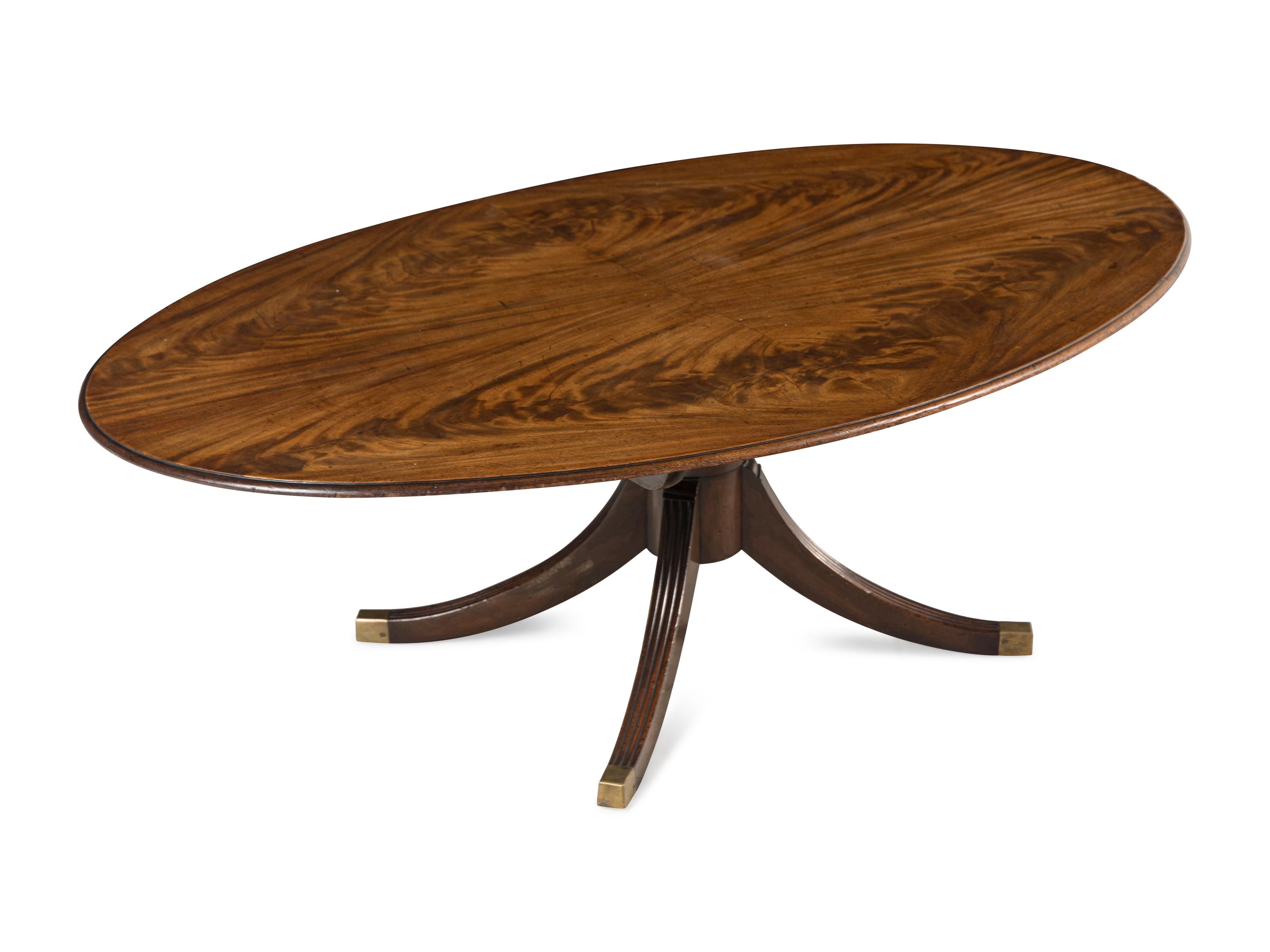 A Regency Mahogany Tilt-Top Table