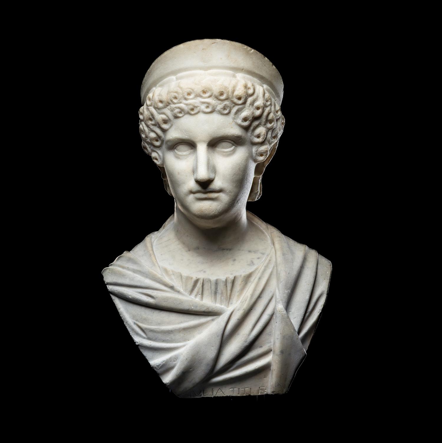 A Roman Marble Portrait Head of an Empress