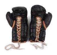 A 1970s Era Muhammad Ali Training Used / Worn Set of Everlast Boxing Gloves