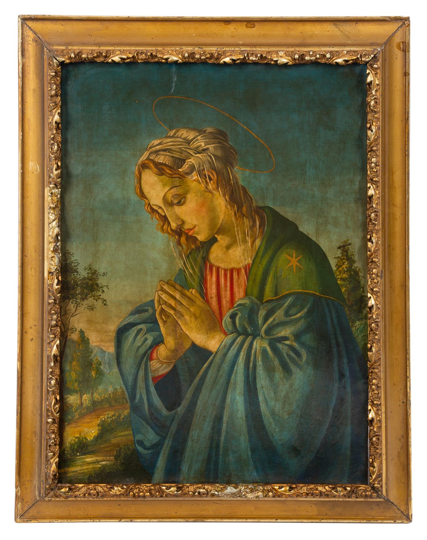 Continental School, (18th Century), The Virgin at Prayer