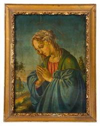 Continental School, (18th Century), The Virgin at Prayer