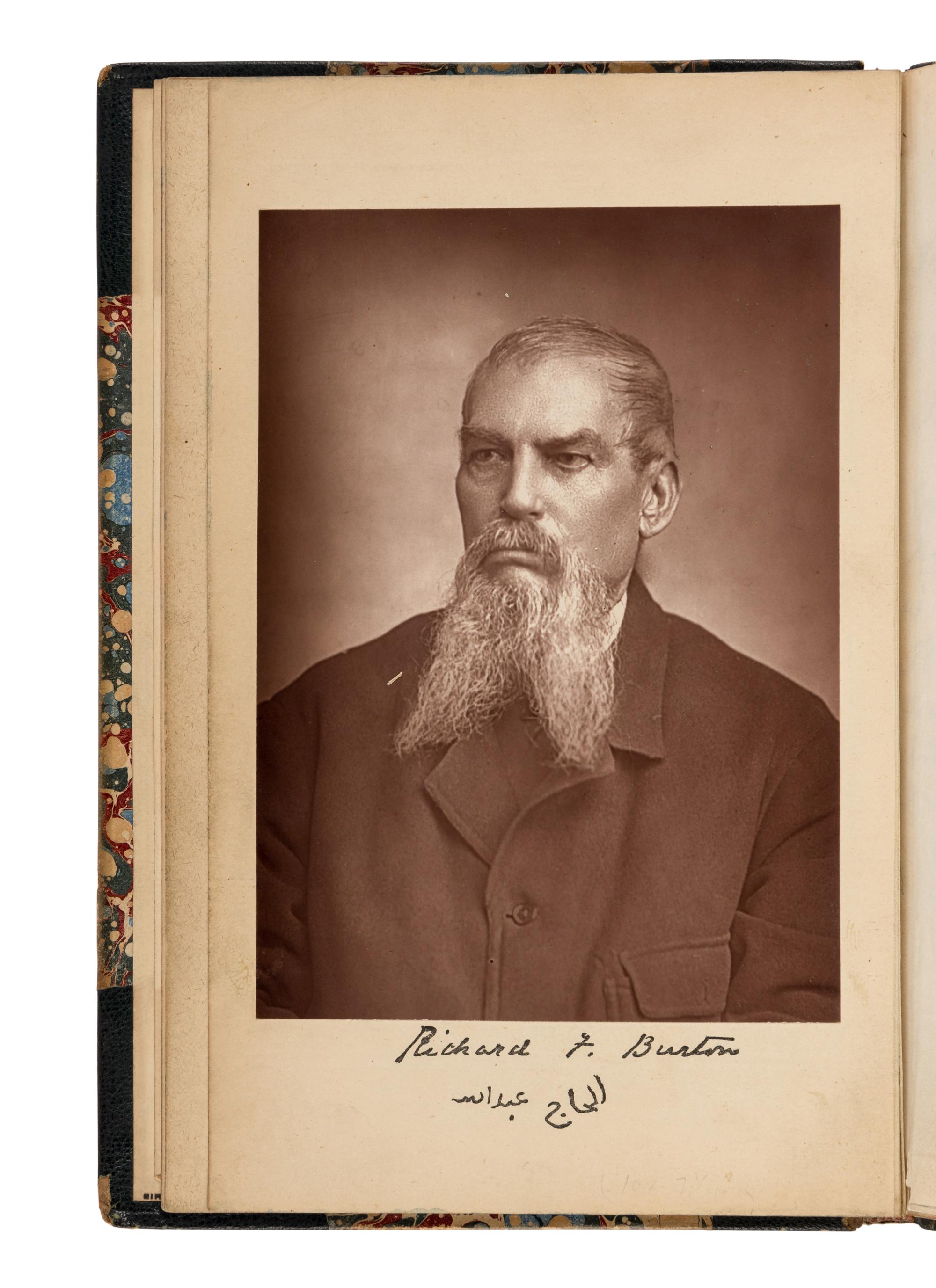 [BURTON, Richard Francis, Sir]. A Short Sketch of the Career of Captain Richard F. Burton... By an Old Oxonian . London and Belfast: William Mullan and Son, 1880.