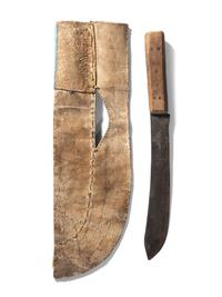 Blackfeet Beaded Knife Case, with Knife