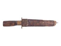 Civil War J.D. Chevalier California Bowie knife and sheath.
