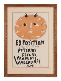 Exposition Poteries Fleurs Parfums (Première Affiche Vallauris), 1948