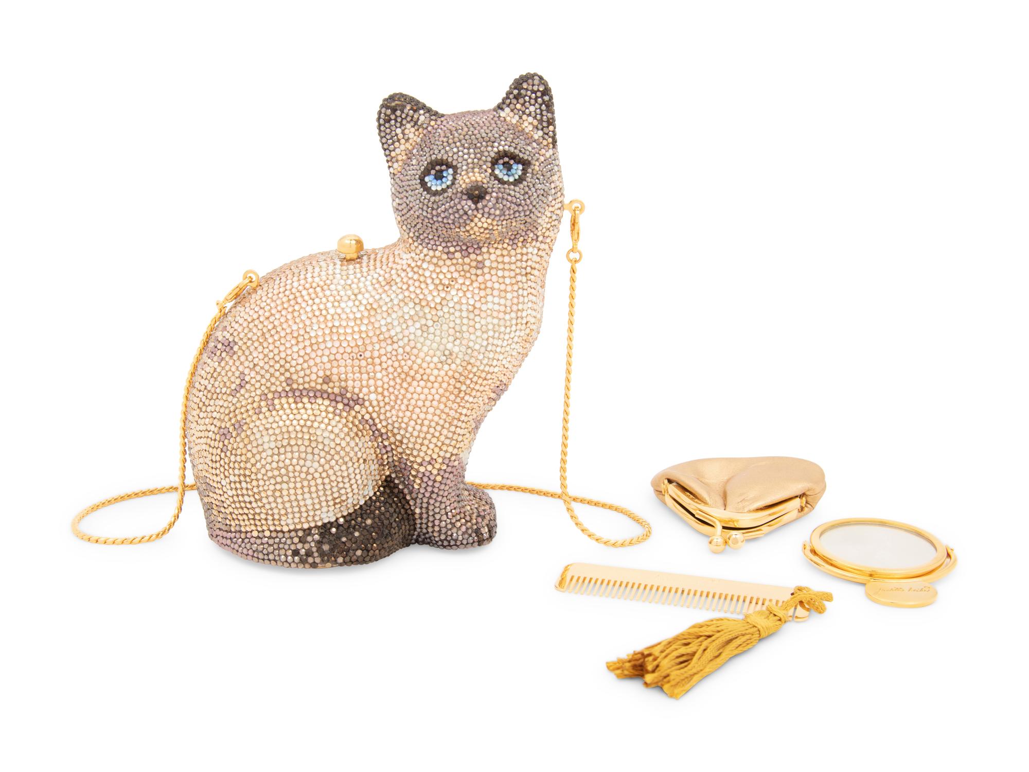 Judith Leiber Siamese Cat Minaudière